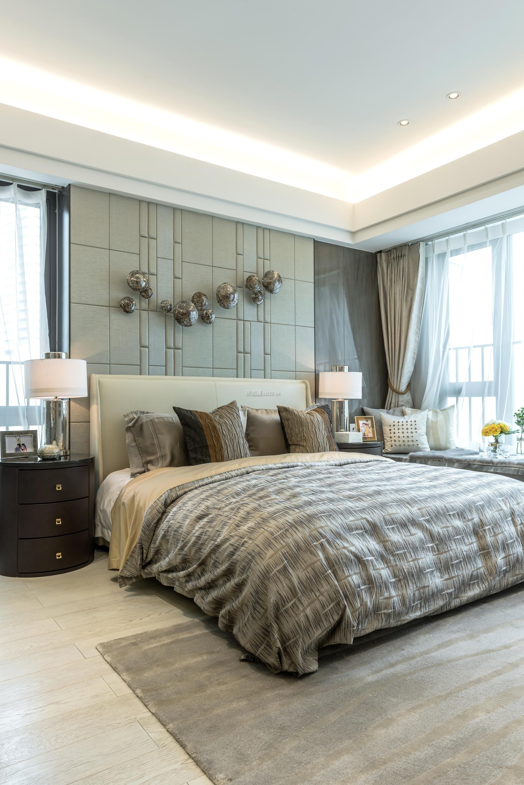 现代风格卧室 现代风格卧室效果图 现代风格卧室装修案例