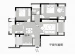 融景城  100平米  三居室 现代风案例